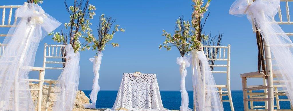 Book your wedding day in Ayii Anargyroi - Blue Lagoon Venue 